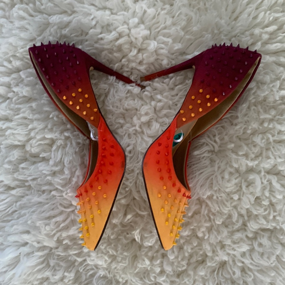 Steve Madden Multi color spiked heels